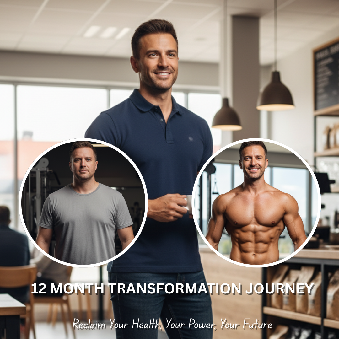 Dad bod was setting in.